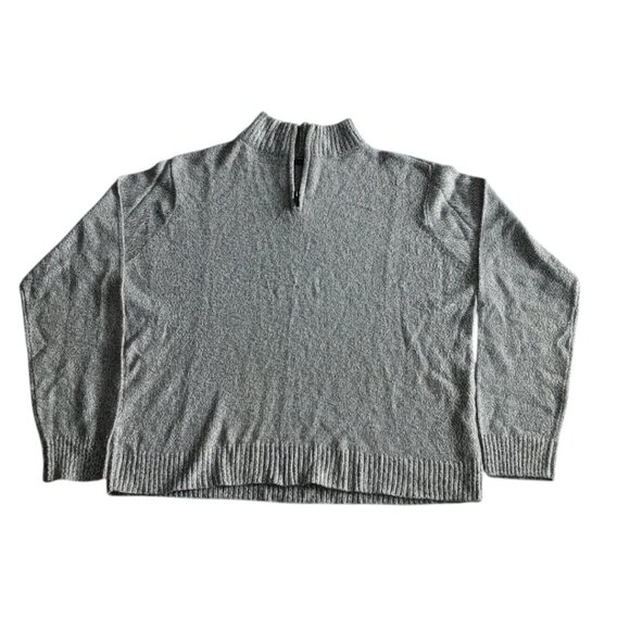 Perry Ellis Men's 2X Gray Quarter Zip Quiet Luxury Winter Essentials Classic - Picture 7 of 7